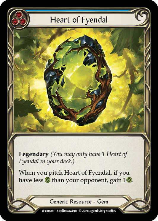 Heart of Fyendal [WTR000] Unlimited Edition Rainbow Foil, Welcome to Rathe, Fabled, WTR000