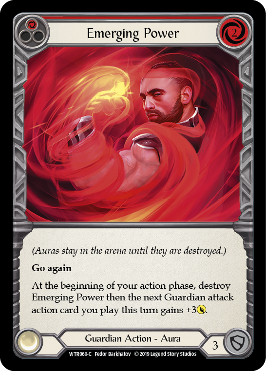 Emerging Power (Red) [WTR069] Unlimited Edition Rainbow Foil, Welcome to Rathe, Common, WTR069