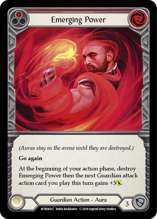 Emerging Power (Red) [WTR069] Unlimited Edition Rainbow Foil, Welcome to Rathe, Common, WTR069