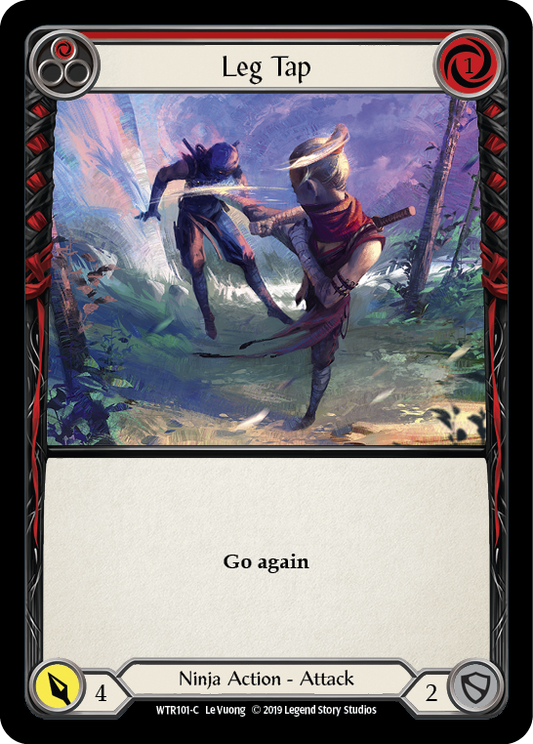 Leg Tap (Red) [WTR101] Unlimited Edition Rainbow Foil, Welcome to Rathe, Common, WTR101