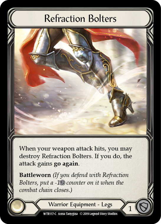 Refraction Bolters [WTR117] Unlimited Edition Rainbow Foil, Welcome to Rathe, Common, WTR117