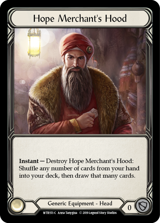 Hope Merchant's Hood [WTR151] Unlimited Edition Rainbow Foil, Welcome to Rathe, Common, WTR151