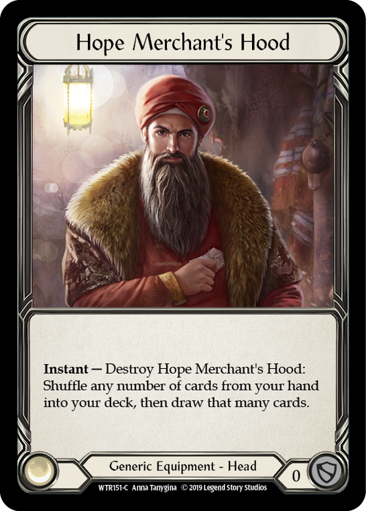 Hope Merchant's Hood [WTR151] Unlimited Edition Rainbow Foil, Welcome to Rathe, Common, WTR151