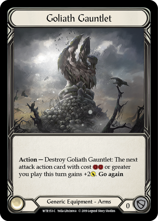 Goliath Gauntlet [WTR153] 1st Edition Cold Foil, Welcome to Rathe, Common, WTR153