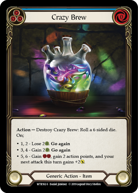 Crazy Brew [WTR162] Unlimited Edition Normal, Welcome to Rathe, Super Rare, WTR162