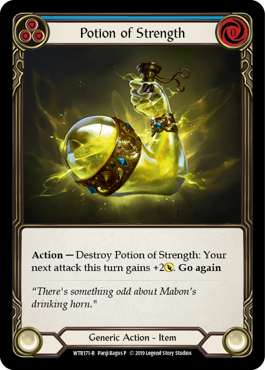 Potion of Strength [WTR171] 1st Edition Normal, Welcome to Rathe, Rare, WTR171