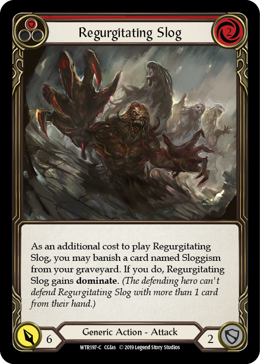 Regurgitating Slog (Red) [WTR197] Unlimited Edition Rainbow Foil, Welcome to Rathe, Common, WTR197