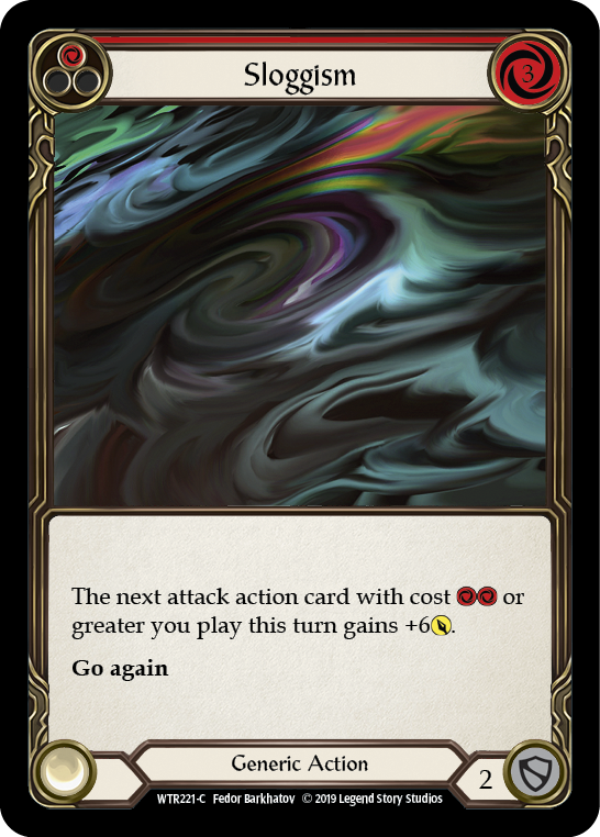 Sloggism (Red) [WTR221] Unlimited Edition Rainbow Foil, Welcome to Rathe, Common, WTR221