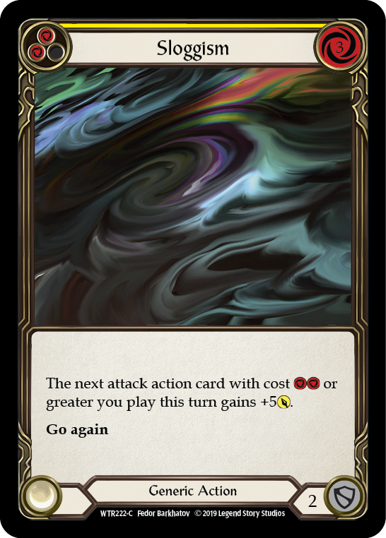 Sloggism (Yellow) [WTR222] Unlimited Edition Rainbow Foil, Welcome to Rathe, Common, WTR222