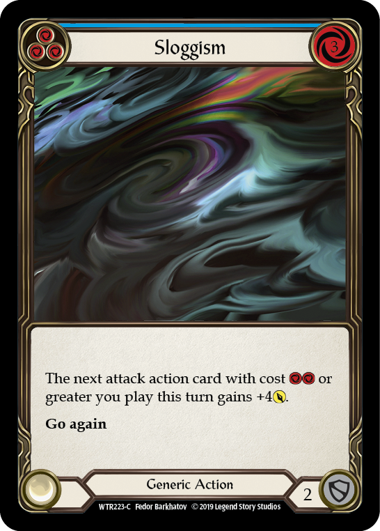 Sloggism (Blue) [WTR223] Unlimited Edition Rainbow Foil, Welcome to Rathe, Common, WTR223