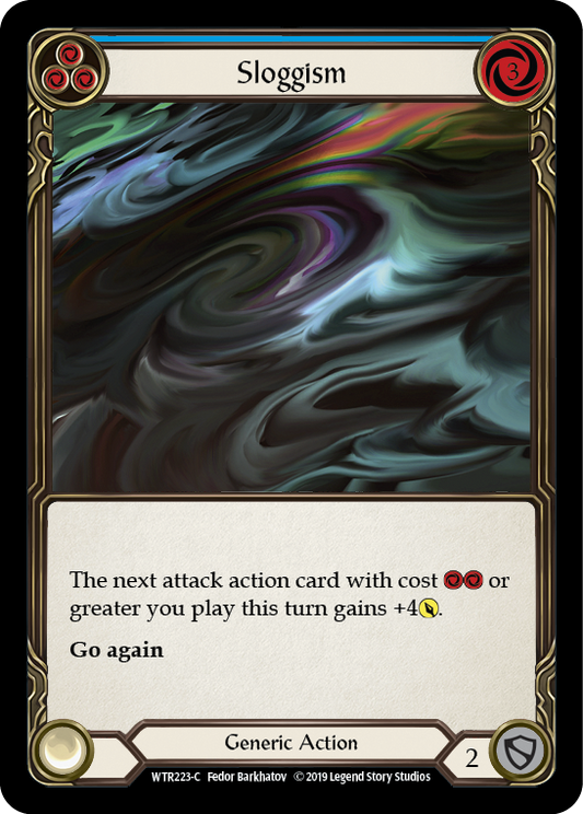 Sloggism (Blue) [WTR223] Unlimited Edition Rainbow Foil, Welcome to Rathe, Common, WTR223